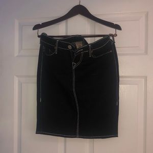 True Religion Dark Denim Jean Size 28 Skirt